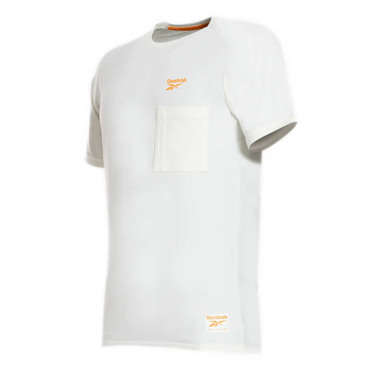 Reebok workwear white lockup logo t-shirt