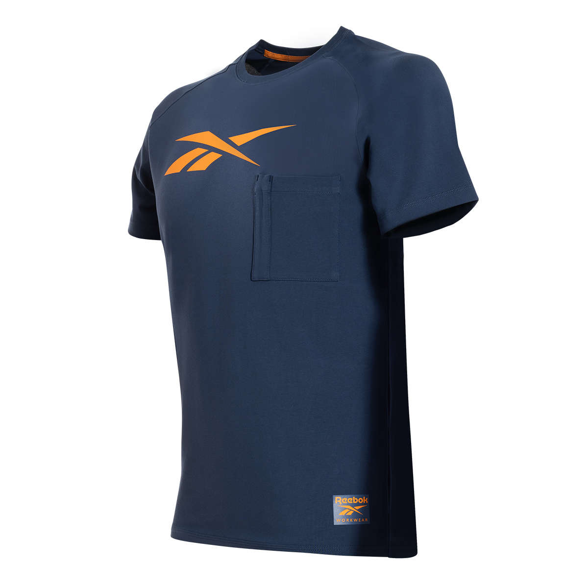 Reebok workwear blue vector logo t-shirt