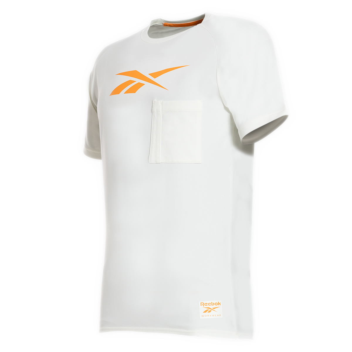 Reebok workwear white vector logo t-shirt